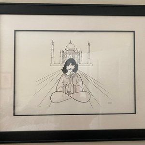 George Harrison by Al Hirschfeld